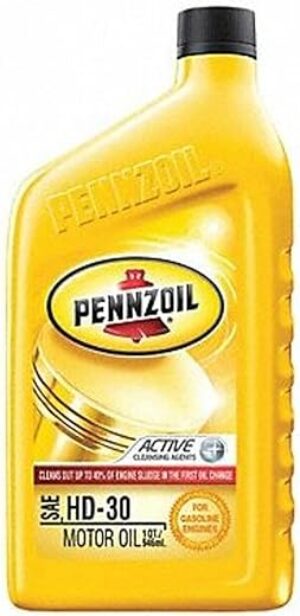 Pennzoil Motor Oil, 1 Qt, 30W
