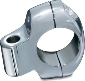 Kuryakyn Motorcycle Handlebar Universal Mount Clamp, Chrome
