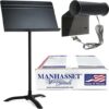 Manhasset Music Stand With 1000 Stand Light Bundle