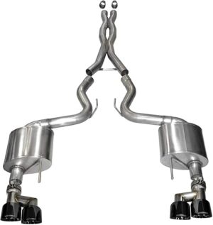 Corsa Mustang GT Cat Back Exhaust 14335BLK