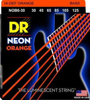 DR Strings Neon Bass Guitar Strings (NOB6-30)