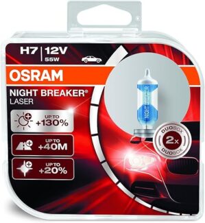 OSRAM Night Breaker Laser H7 Headlight Bulbs