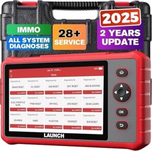 LAUNCH OBD2 Scanner CRP909X, 28+ Reset Services
