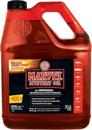 Marvel Mystery Oil Oil Additive, 1Gal, Red, Transparent