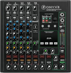 Mackie Onyx8 8-Channel Analog Mixer With USB