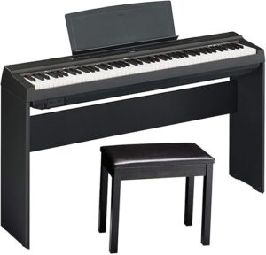 YAMAHA P125 88-Key Weighted Digital Piano Bundle