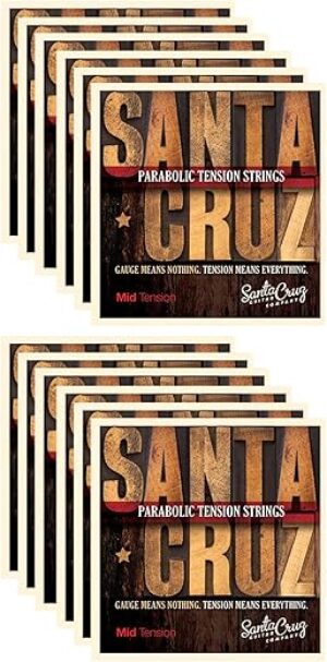 SANTA CRUZ Parabolic Tension Acoustic Guitar Strings Bundle