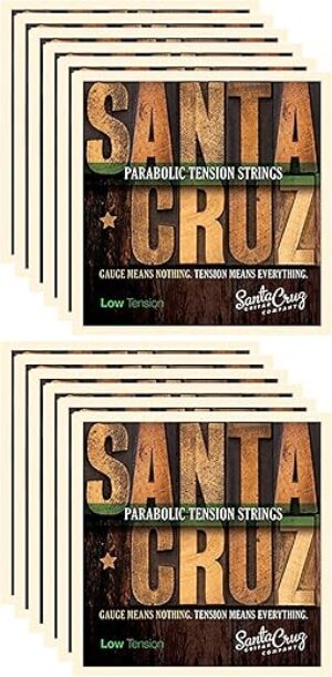 SANTA CRUZ Parabolic Tension Acoustic Guitar Strings Bundle