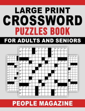 People Magazine Large Print Crossword Puzzles Book For Adults And Seniors