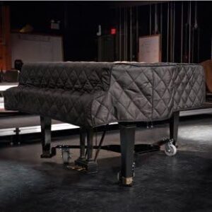 PianoCoverShop Piano Cover 225E-5'2" Quilted Black