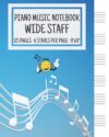 Piano Music Notebook – Wide Staff