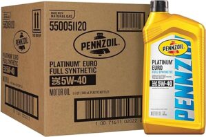 Pennzoil Platinum Euro Full Synthetic 5W-40 Oil