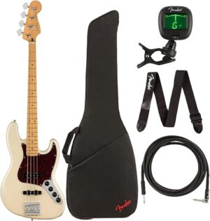 Fender Player Plus 4-String Jazz Bass Guitar Bundle