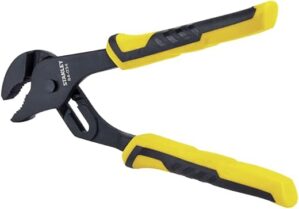 STANLEY Pliers, Bi-Material Groove Joint, 8-Inch (84-034)