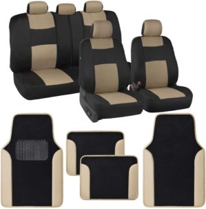 BDK PolyPro Beige Car Seat Covers Set
