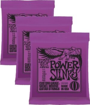 Ernie Ball Power Slinky Guitar Strings 2220x3