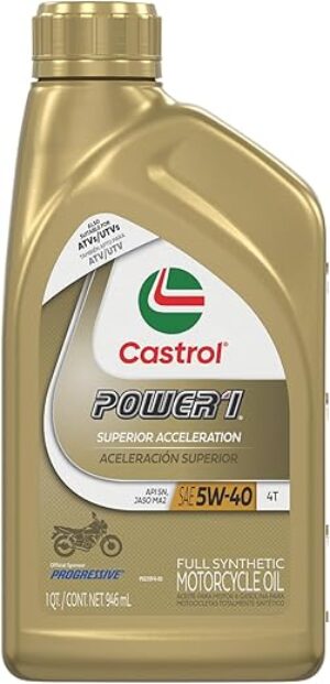 Castrol Power1 4T 5W-40 Synthetic Motorcycle Oil