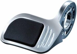 Kuryakyn Premium ISO Contoured Throttle Boss, Chrome