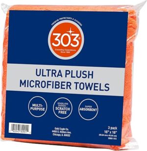 303 Products Premium Microfiber Towels, 30901 (3 Count)