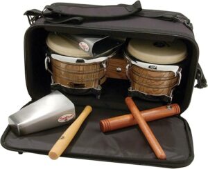 Latin Percussion Pro Bongo Bag, Black LP533-BK