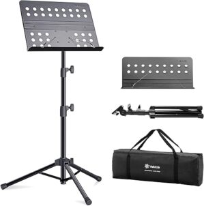 Vekkia Professional Portable Perforated Music Stand