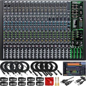Mackie ProFX22v3 22-Channel USB Mixer Bundle