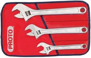 Proto Proto J795A Adjustable Wrench Set