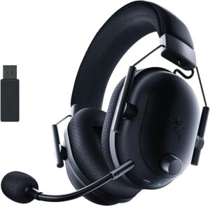 Razer Razer BlackShark V2 Pro Wireless Gaming Headset 2023 Edition: Detachable Mic - Pro-Tuned FPS Profiles - 50mm Drivers - Noise-Isolating Earcups w/Ultra-Soft Memory Foam - 70 Hr
