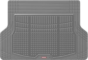 Motor Trend Rear Cargo Mat – Heavy-Duty Trimmable Trunk Mat