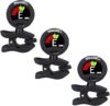 SNARK Rechargeable Clip-On Tuner SN-RE 3 Pack