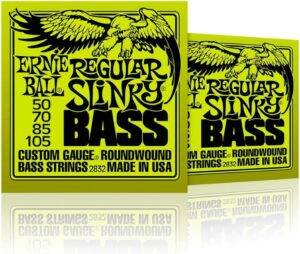 Ernie Ball Regular Slinky Round Wound Bass Strings