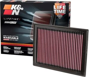 K&N Reusable Engine Air Filter: 2007-2019 Nissan/Infiniti