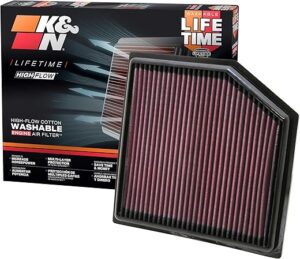 K&N Reusable Engine Air Filter: 2010-2019 Lexus/Toyota