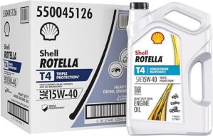 Shell Rotella Rotella T4 15W-40 Motor Oil, 1 Gallon