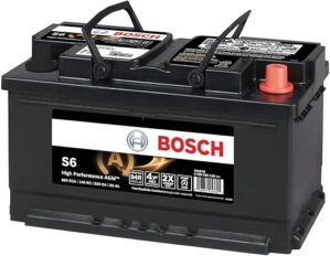 Bosch S6587B S6 Flat Plate AGM Battery
