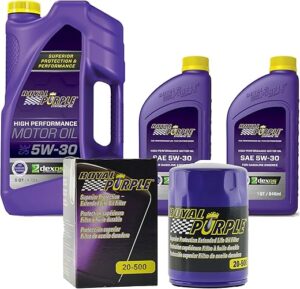 Royal Purple SAE 5W-30 Synthetic Motor Oil & 20-500 Oil Filter
