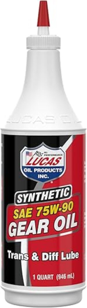 Lucas Oil SAE 75W-90 Synthetic Gear Oil – 1 Quart
