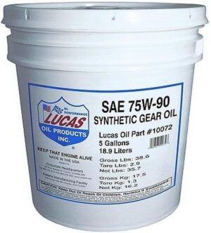 Lucas Oil SAE 75W-90 Synthetic Transmission Lube
