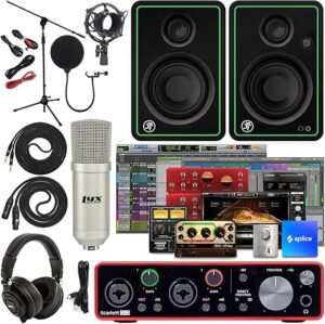 Focusrite Scarlett 2i2 Studio Bundle With Monitors