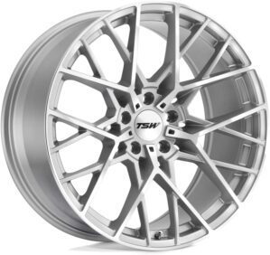 TSW Sebring Silver Wheel, 22x9, 32mm Offset