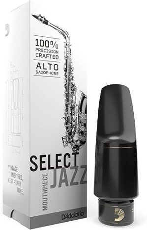 D’Addario Select Jazz Alto Saxophone Mouthpiece D6M