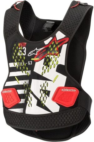 Alpinestars Sequence Chest Protector Black/White/Red XL/2XL