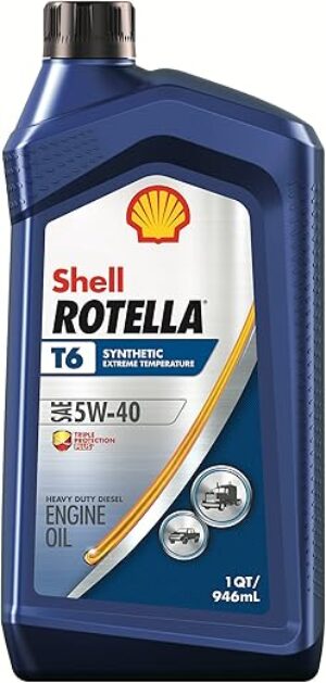 Shell Rotella Shell T6 Full Synthetic Engine Oil 5W-40