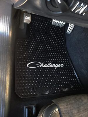 Lloyd Mats Signature All Weather Floor Mats, Dodge Challenger (2PC - Silver, Black)