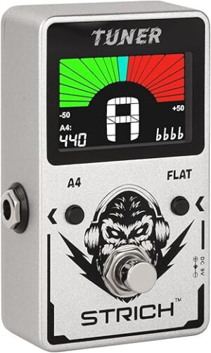 STRICH Silver Tuner Pedal With Large Screen