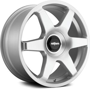 Rotiform Silver Wheel With Painted Finish (19x8.5 In)