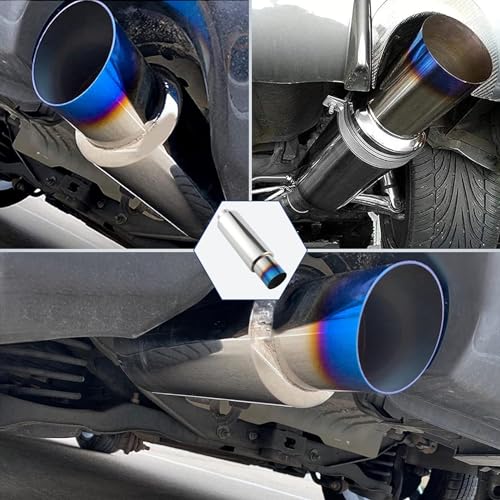 SINGARO Exhaust Muffler Stainless Steel Kit, Universal - Image 5