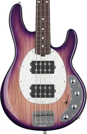 Ernie Ball Music Man Special 4 HH Bass Guitar – Purple