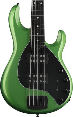 Ernie Ball Music Man Special 5 HH Bass Guitar - Kiwi Green
