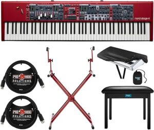 Nord Stage 4 88-Key Fully-Weighted Keyboard Bundle